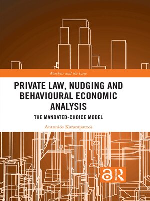 cover image of Private Law, Nudging and Behavioural Economic Analysis